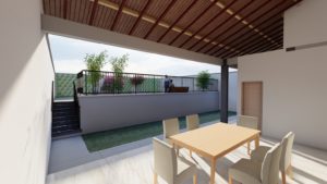 VARANDA VISTA PARA O FUNDO